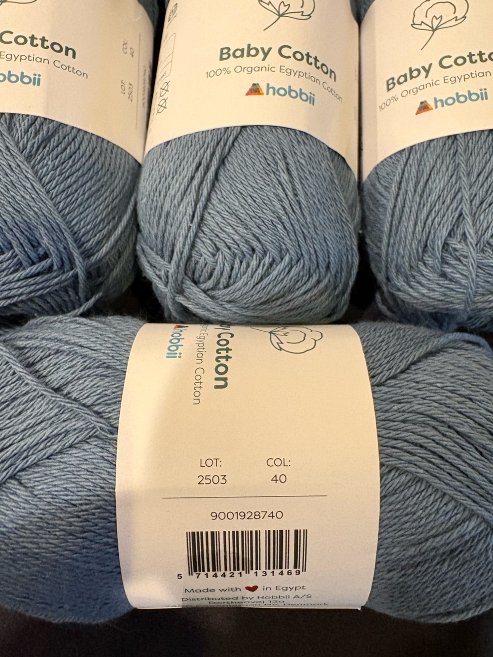 Hobbii Baby Cotton Organic in Green and Blue - Picture 5 of 5